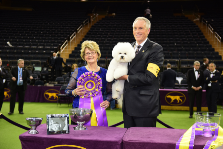 Betty-Anne Stenmark at the Westminster Kennel Club Dog Show on February 14, 2018